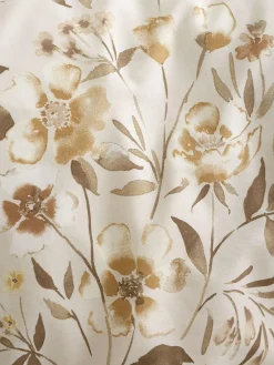 Best Catherine Lansfield Isadora Floral Reversible Duvet Cover Set Natural