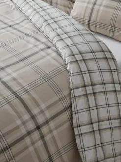 Catherine Lansfield Kelso Check Reversible Duvet Cover Set^ Branded Bedlinen