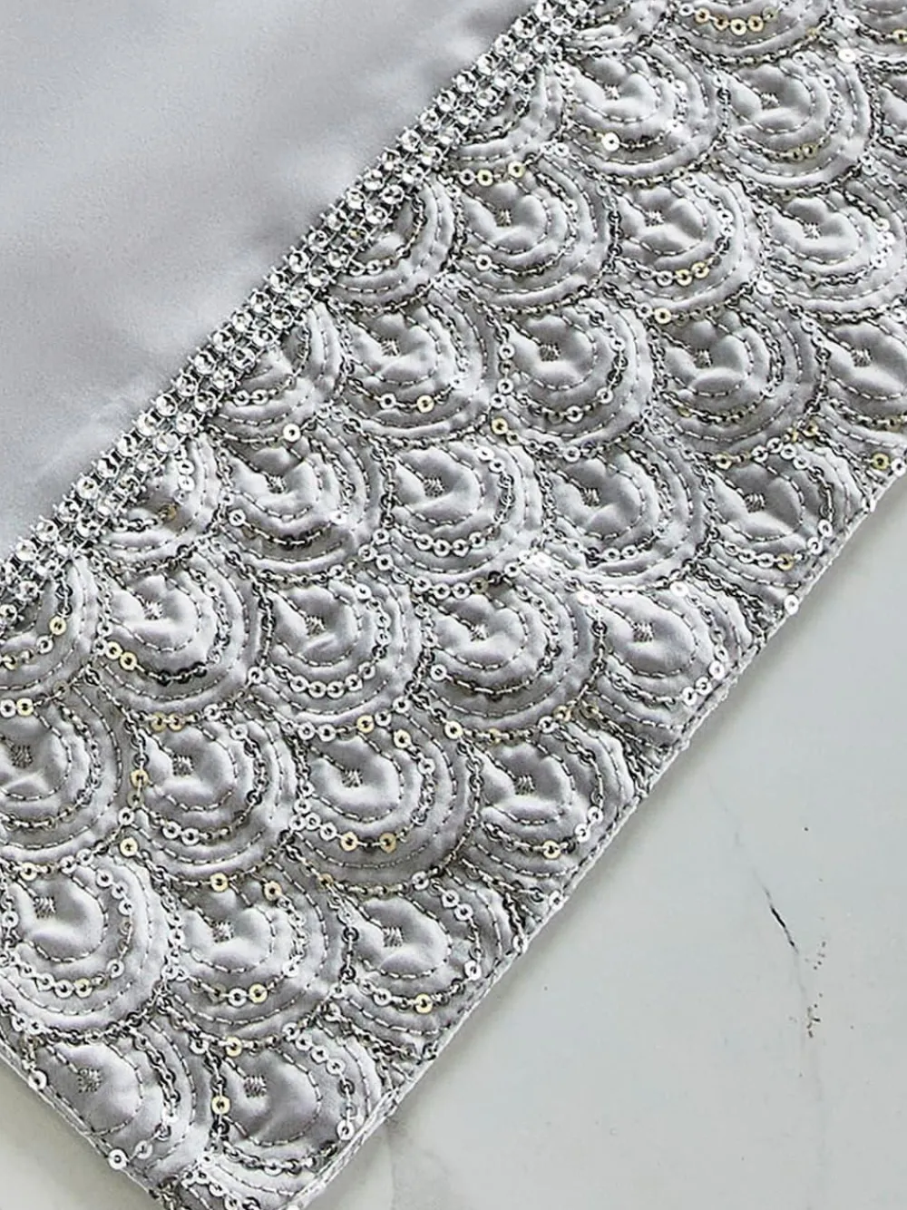 Catherine Lansfield Set of 4 Deco Sequin Dining Placemats^ Table Linen, Placemats & Coasters