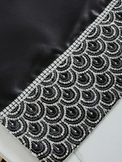 Catherine Lansfield Set of 4 Deco Sequin Dining Placemats^ Table Linen, Placemats & Coasters