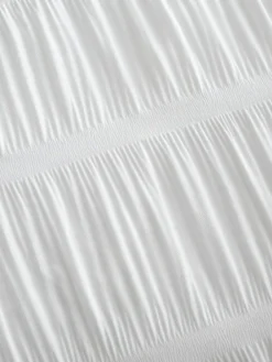 Catherine Lansfield Seersucker Easy Care Duvet Cover Set^ Branded Bedlinen