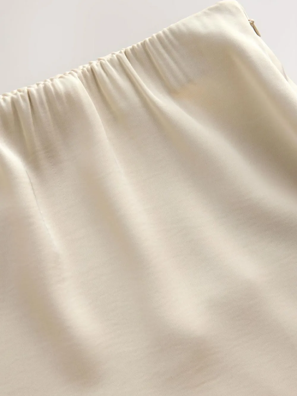 Next Satin Midi Skirt With Lace Trim^Women Skirts