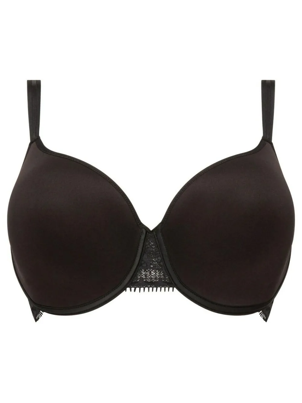 New Chantelle Comfort Day to Night Underwired Memory Foam T-Shirt Bra Black