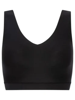 Clearance Chantelle Soft Stretch Seamless V-Neck Padded Crop Top
