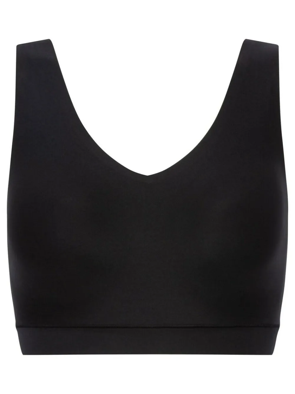 Clearance Chantelle Soft Stretch Seamless V-Neck Padded Crop Top