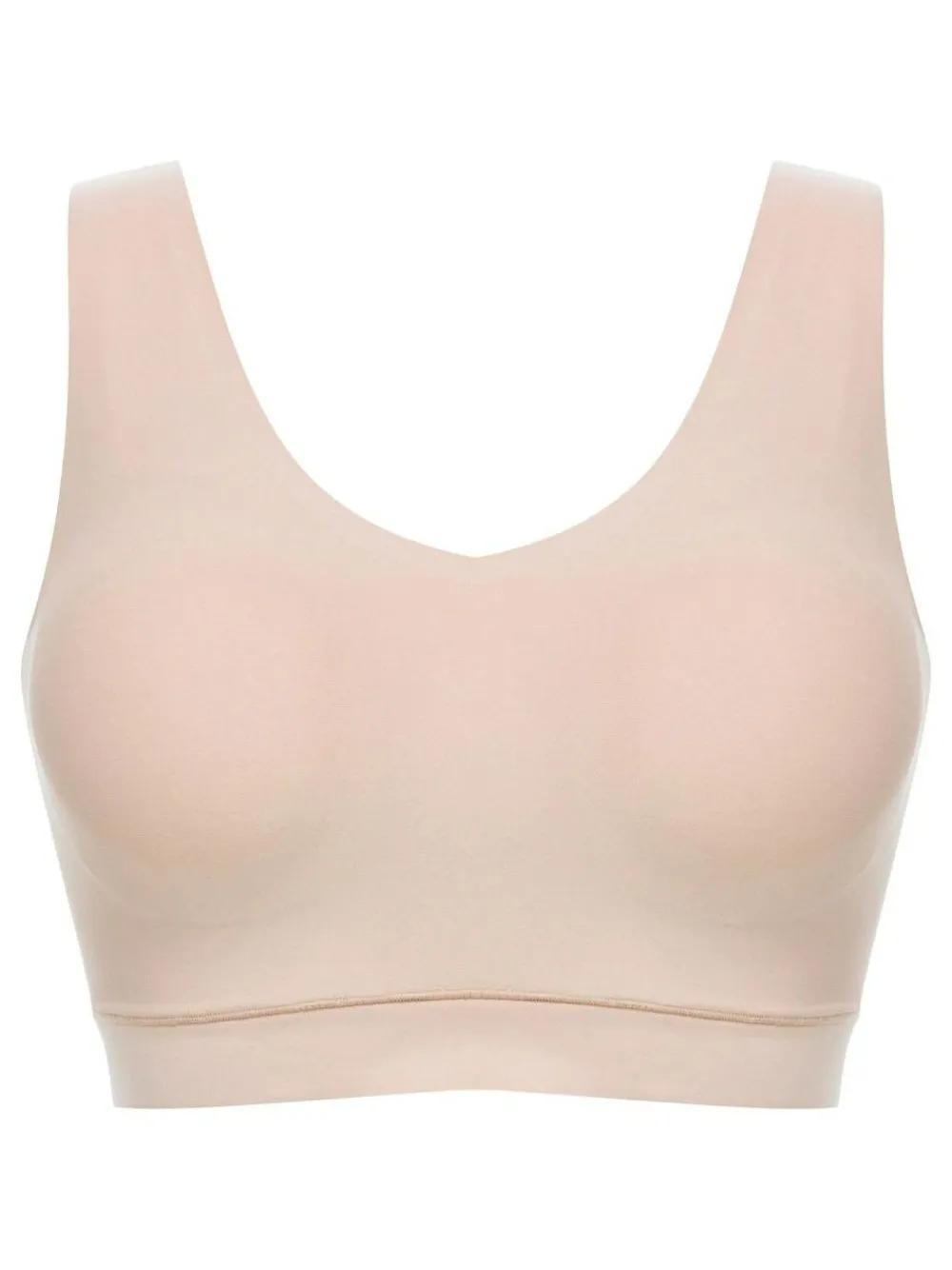 Chantelle Soft Stretch Seamless V-Neck Padded Crop Top^Women Dd+ Range