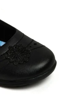 Discount Character Black Disney Frozen Girls School Shoes