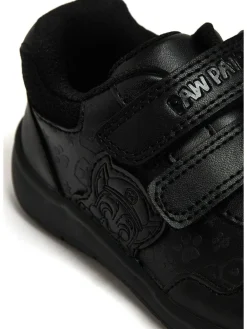 Character Black Paw Patrol Boys School Shoes