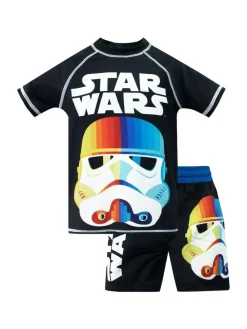 Character Black Star Wars Stormtrooper Swim Set^BOY Swimwear