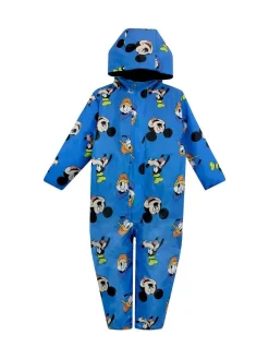 Outlet Character Blue Mickey Mouse Puddlesuit