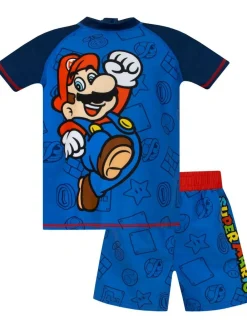 Character Blue Super Mario Swim Set^BOY Swimwear
