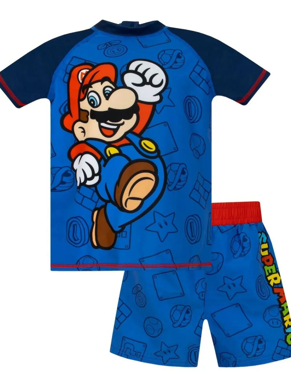 Character Blue Super Mario Swim Set^BOY Swimwear