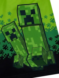 Character Green Minecraft Creeper Swimming Trunks^BOY Underwear