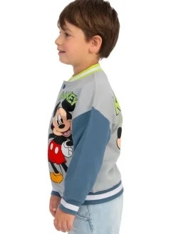 Character Grey Disney Mickey Mouse Bomber Jacket^BOY Coats, Jackets & Pramsuits|Coats, Jackets & Pramsuits