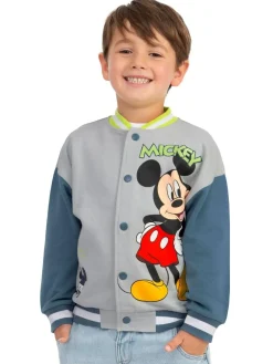 Character Grey Disney Mickey Mouse Bomber Jacket^BOY Coats, Jackets & Pramsuits|Coats, Jackets & Pramsuits
