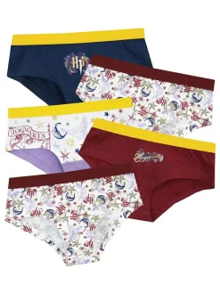 Discount Character Grey Kids Harry Potter Multipack 100% Cotton Briefs 5 Pack