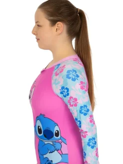 Character Pink Disney Lilo And Stitch & Angel Swimsuit^ Swimwear|Swimwear