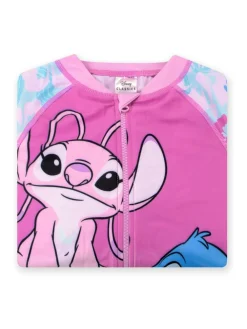 Character Pink Disney Lilo And Stitch & Angel Swimsuit^ Swimwear|Swimwear
