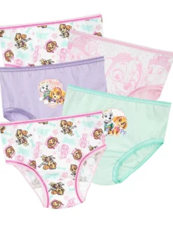 New Character Pink Paw Patrol 100% Cotton Briefs 5 Pack