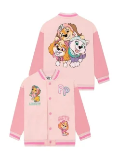 Character Pink PAW Patrol Liberty And Skye Varsity Jacket^ Coats, Jackets & Pramsuits|Coats, Jackets & Pramsuits