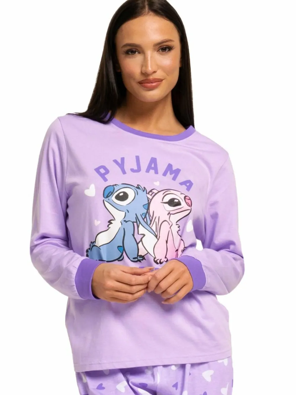 Character Purple Disney Lilo & Stitch Pyjamas^Women Pyjamas