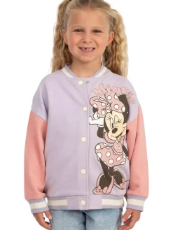 Character Purple Disney Minnie Mouse Bomber Jacket