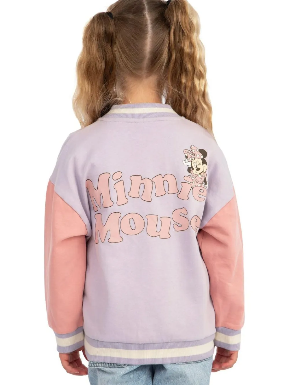 Character Purple Disney Minnie Mouse Bomber Jacket