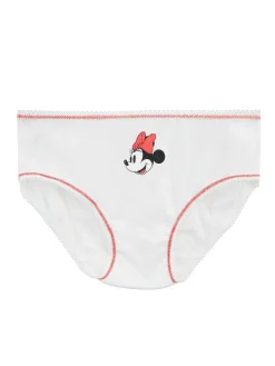 Character Red Minnie Mouse 100% Cotton Briefs 5 Pack^ Underwear
