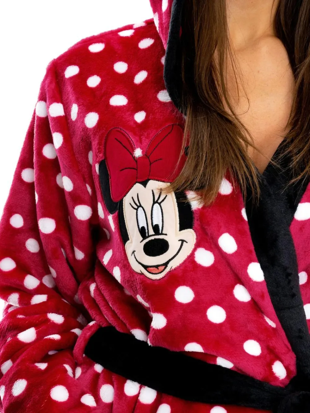 Outlet Character Red Minnie Mouse Robe