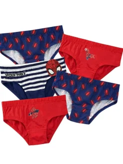 Hot Character Red Spiderman 100% Cotton Underwears 5 Pack