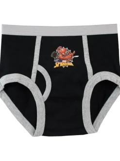 Character Silver Spiderman 100% Cotton Briefs Packs of 5^BOY Underwear