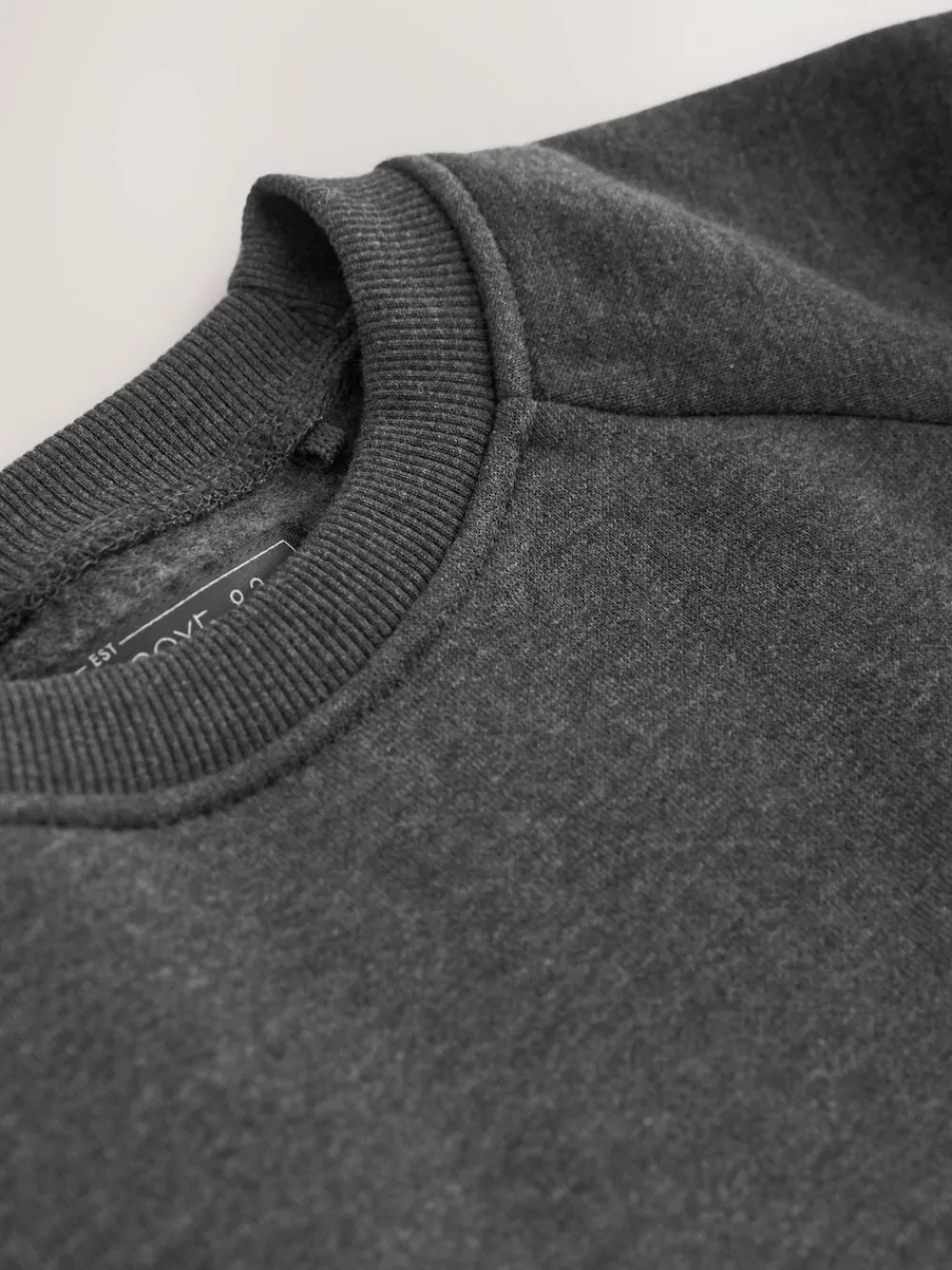 Next Charcoal Crew Neck School Sweater (3-17yrs)^BOY Sweatshirts & Hoodies|Sweatshirts & Hoodies