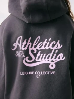 Discount Next Graphic Print Hoodie Leggings Set (3-16yrs) Charcoal