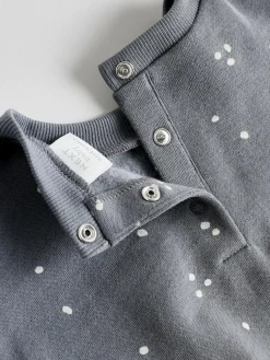 Next Charcoal Grey & Cream Baby Sweatshirt & Joggers 6 Piece Set (0mths-2yrs)^ Baby Girls|Baby Girls