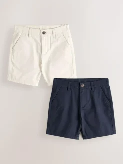 Best Next Charcoal Grey 2 Pack Chino Shorts (3-16yrs)