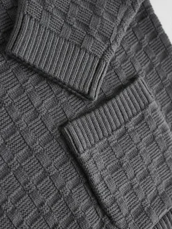 Next Baby Textured Knitted 100% Cotton Jumper and Leggings Set (0mths-3yrs)^BOY Baby Winter Clothing|Knitwear