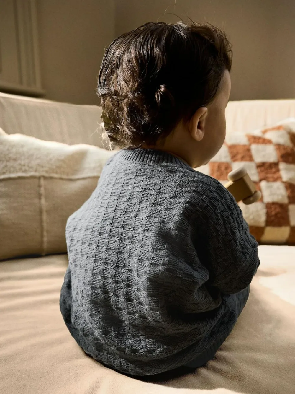 Next Baby Textured Knitted 100% Cotton Jumper and Leggings Set (0mths-3yrs)^BOY Baby Winter Clothing|Knitwear