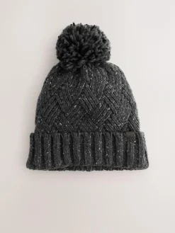 Best Next Bobble Hat Charcoal Grey