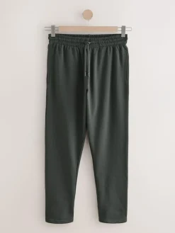 Online Next Charcoal Grey Brushback Heavyweight Open Joggers