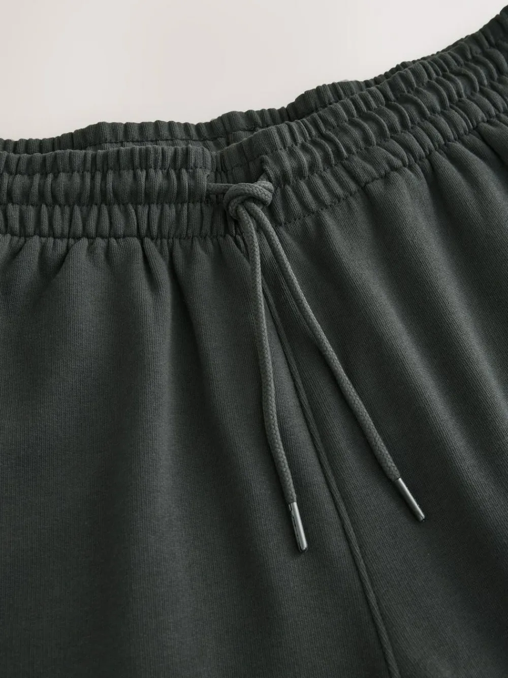 Online Next Charcoal Grey Brushback Heavyweight Open Joggers