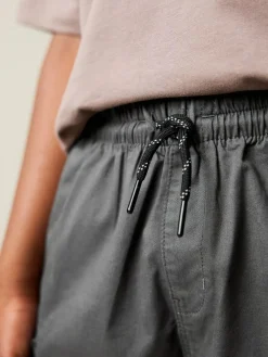 Next Charcoal Grey Cargo Shorts (3-16yrs)^BOY Shorts