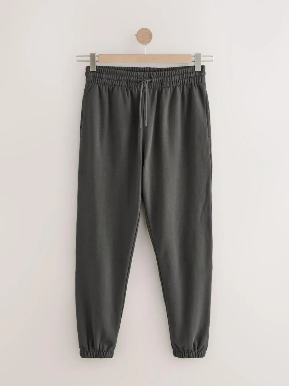 Outlet Next Cuffed Brushback Heavyweight Open Joggers Charcoal Grey