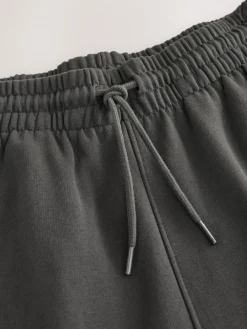 Outlet Next Cuffed Brushback Heavyweight Open Joggers Charcoal Grey