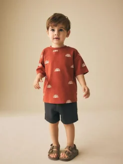 Next Charcoal Grey Jersey Shorts (3mths-7yrs)^BOY Shorts|Shorts