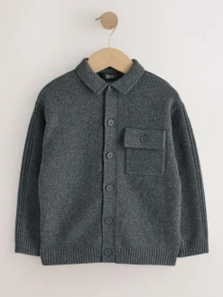 Sale Next Knitted Cardigan (3-16yrs) Charcoal Grey