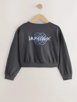 Best Next Charcoal Grey KPop Demon Hunters Long Sleeve Sweat Top (6-16yrs)