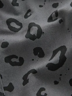 Next Charcoal Grey Leopard Print Printed Pull On Wide Trousers (3mths-7yrs)^BOY Pants & Leggings|Joggers