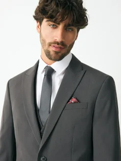 Clearance Next Regular Fit Two Button Suit Jacket Charcoal Grey