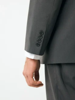 Clearance Next Regular Fit Two Button Suit Jacket Charcoal Grey