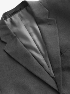 New Next Regular Fit Essential Suit Jacket Charcoal Grey